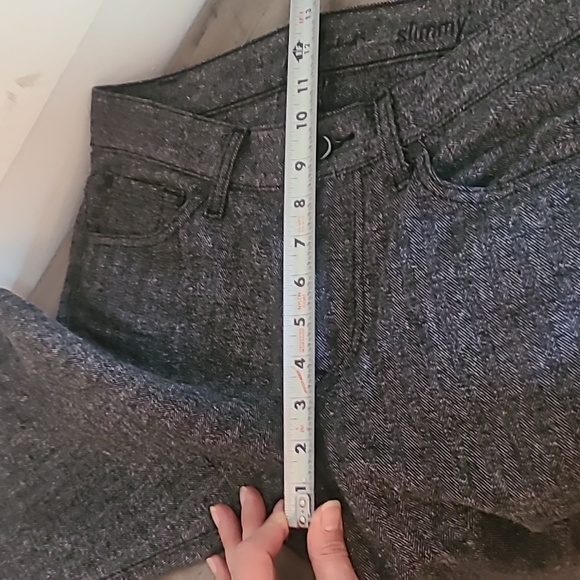 7 for all Mankind Men's Slim Straight Leg Slimmy Jeans Size 29 Herringbone - Picture 10 of 10